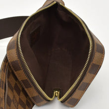 Load image into Gallery viewer, 極美品 LOUIS VUITTON ルイヴィトン ジェロニモス ウエストバッグ ボディバッグ N51994 ダミエ ブラウン 中古 4b010990