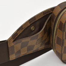 Load image into Gallery viewer, 極美品 LOUIS VUITTON ルイヴィトン ジェロニモス ウエストバッグ ボディバッグ N51994 ダミエ ブラウン 中古 4b010990