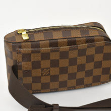 Load image into Gallery viewer, 極美品 LOUIS VUITTON ルイヴィトン ジェロニモス ウエストバッグ ボディバッグ N51994 ダミエ ブラウン 中古 4b010990