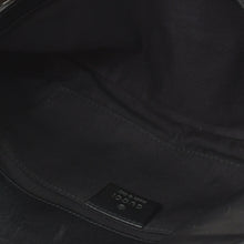 Load image into Gallery viewer, GUCCI グッチ ワンショルダーバッグ ブラック ピンク GGキャンバス レザー 3444 ピンクゴールド金具 美品 中古 4b011242