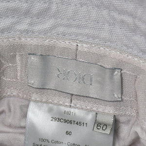 Christian Dior クリスチャンディオール バケットハット 293C906T4511 コットン グレー サイズ60 美品 中古 4b011551