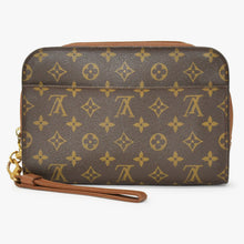 Load image into Gallery viewer, LOUIS VUITTON ルイヴィトン オルセー セカンドバッグ M51790 ブラウン モノグラムキャンバス レザー ゴールド金具 良品 中古 4b011566