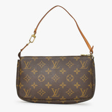 Load image into Gallery viewer, LOUIS VUITTON ルイヴィトン ポシェット アクセソワール アクセサリーポーチ M51980 モノグラム ブラウン レザー PVC 美品 中古 4b011568