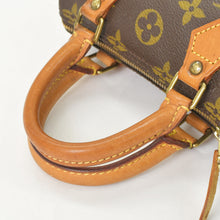 Load image into Gallery viewer, LOUIS VUITTON ルイヴィトン ミニスピーディ ハンドバッグ モノグラム M41534 PVC ブラウン 美品 中古 4b011619