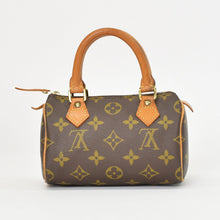 Load image into Gallery viewer, LOUIS VUITTON ルイヴィトン ミニスピーディ ハンドバッグ モノグラム M41534 PVC ブラウン 美品 中古 4b011619