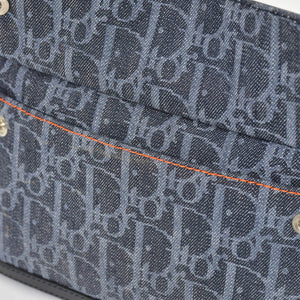 Christian Dior クリスチャンディオール フライトライン ワンショルダーバッグ 167-BM-1025 トロッター柄 シルバー金具 美品 中古 4b011635