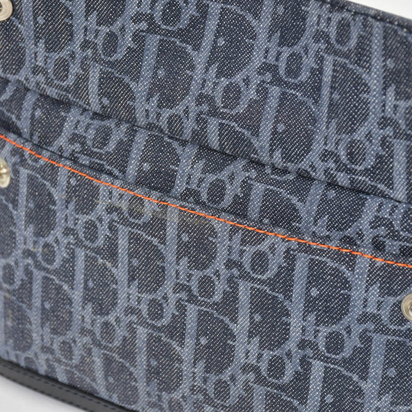 Christian Dior クリスチャンディオール フライトライン ワンショルダーバッグ 167-BM-1025 トロッター柄 シルバー金具 美品 中古 4b011635
