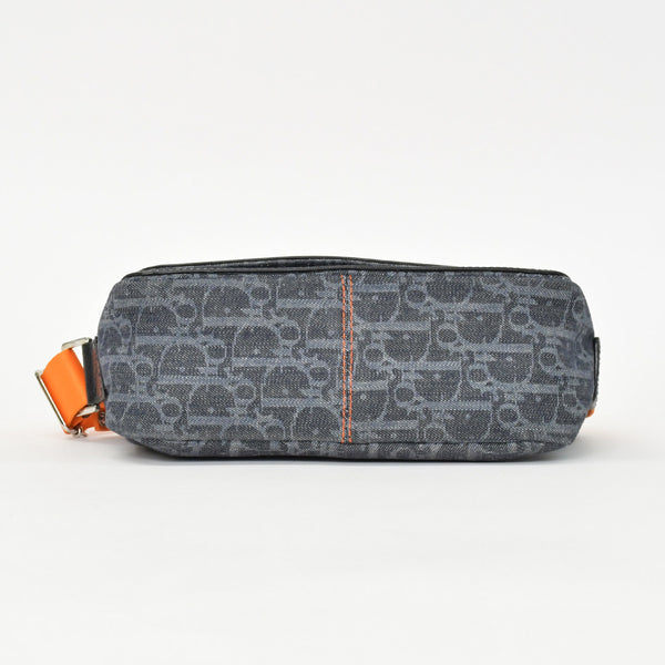 Christian Dior クリスチャンディオール フライトライン ワンショルダーバッグ 167-BM-1025 トロッター柄 シルバー金具 美品 中古 4b011635