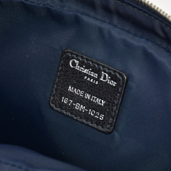Christian Dior クリスチャンディオール フライトライン ワンショルダーバッグ 167-BM-1025 トロッター柄 シルバー金具 美品 中古 4b011635