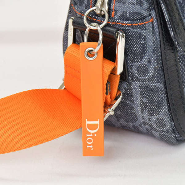 Christian Dior クリスチャンディオール フライトライン ワンショルダーバッグ 167-BM-1025 トロッター柄 シルバー金具 美品 中古 4b011635