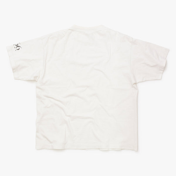 極美品 SAINT MICHAEL セントマイケル SS TEE RAINBOW SAINT 半袖Tシャツ SM-YS1-0000-007 サイズL ホワイト 中古 4b012016