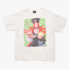 SAINT MICHAEL セントマイケル DSNY SS TEE 半袖Ｔシャツ SM-A23-0000-C25 サイズL ホワイト コットン 美品 中古 4b012021