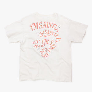 SAINT MICHAEL セントマイケル DSNY SS TEE 半袖Ｔシャツ SM-A23-0000-C25 サイズL ホワイト コットン 美品 中古 4b012021