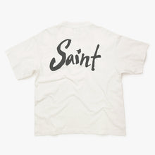 Load image into Gallery viewer, 極美品 SAINT MICHAEL セントマイケル SS TEE SUPER DIRTY 半袖Ｔシャツ SM-HR8-0000-025 サイズL ホワイト コットン 中古 4b012024