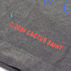 極美品 SAINT MICHAEL セントマイケル CP SS TEE コットン半袖ＴシャツサイズL SM-YS1-0000-C05 中古 4b012025