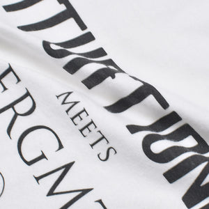 SITUATIONIST MEETS FRAGMENT シチュアシオニスト フラグメント Tシャツ ホワイト サイズ36 良品 中古 4b012035