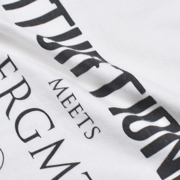 SITUATIONIST MEETS FRAGMENT シチュアシオニスト フラグメント Tシャツ ホワイト サイズ36 良品 中古 4b012035