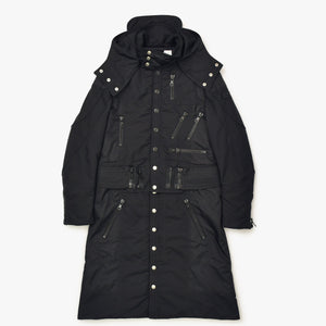 極美品 Christian Dior クリスチャンディオール ダウン ガリアーノ期 ジャケット 4H12088510 サイズ38 ブラック 中古 4b012161