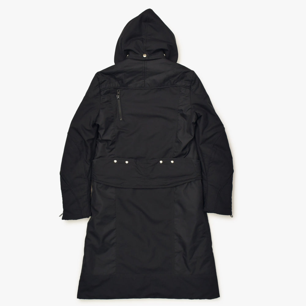 極美品 Christian Dior クリスチャンディオール ダウン ガリアーノ期 ジャケット 4H12088510 サイズ38 ブラック 中古 4b012161
