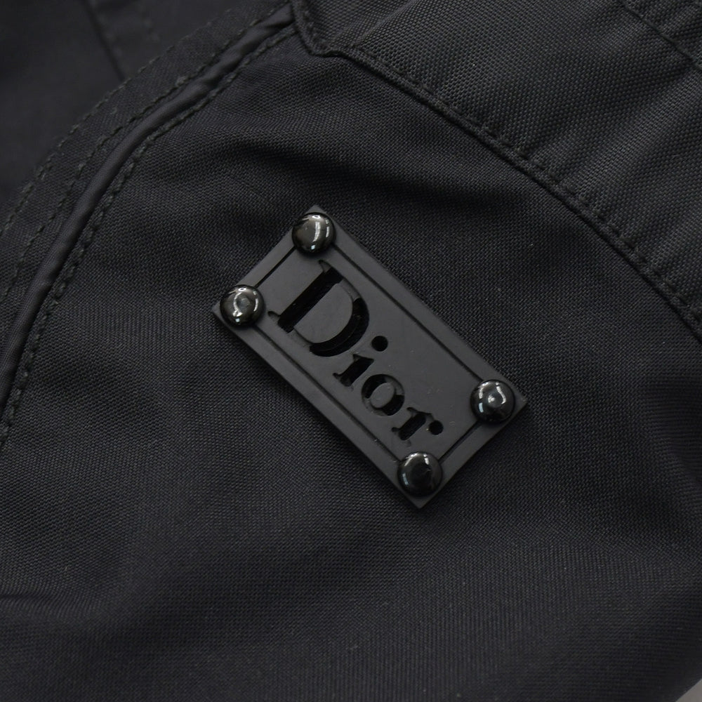 極美品 Christian Dior クリスチャンディオール ダウン ガリアーノ期 ジャケット 4H12088510 サイズ38 ブラック 中古 4b012161