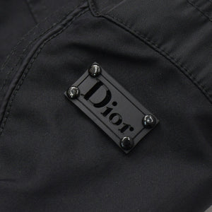 極美品 Christian Dior クリスチャンディオール ダウン ガリアーノ期 ジャケット 4H12088510 サイズ38 ブラック 中古 4b012161