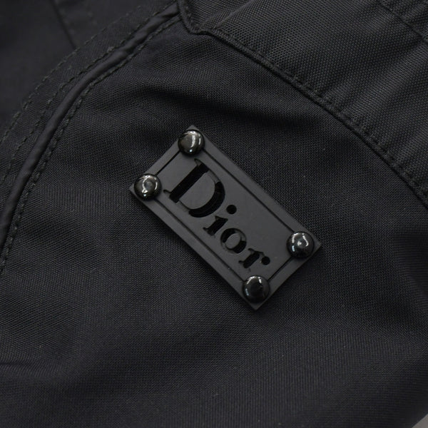 極美品 Christian Dior クリスチャンディオール ダウン ガリアーノ期 ジャケット 4H12088510 サイズ38 ブラック 中古 4b012161