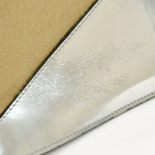 Load image into Gallery viewer, 極美品 CELINE セリーヌ ダイヤモンドクラッチショルダーバッグ レザー スエード ハラコ レッド シルバー ベージュ シルバー金具 中古 4b012254