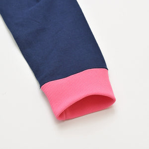 SOPHNET. ソフネット 長袖Tシャツ SOPH-190096 サイズM ネイビー ピンク サソリ コットン 刺繍ロゴ 美品 中古 4b012605