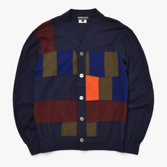 COMME des GARCONS HOMME DEUX cardigan コム デ ギャルソン オム ドゥ カーディガン ネイビー サイズS DR-T008 美品 中古 4b012617