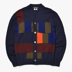 COMME des GARCONS HOMME DEUX cardigan コム デ ギャルソン オム ドゥ カーディガン ネイビー サイズS DR-T008 美品 中古 4b012617