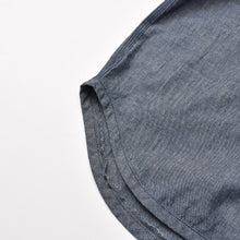Load image into Gallery viewer, GANRYU ガンリュウ COMME des GARCONS ベースボールシャツ ES-B005-051-1-2 長袖 ブルー サイズS 美品 中古 4b012619