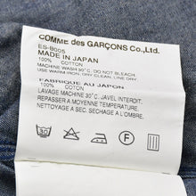 Load image into Gallery viewer, GANRYU ガンリュウ COMME des GARCONS ベースボールシャツ ES-B005-051-1-2 長袖 ブルー サイズS 美品 中古 4b012619