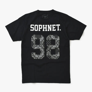 New and unused SOPHNET. Short sleeve T-shirt SOPH-180111 Size M Numbering Paisley Black Used 4b012625