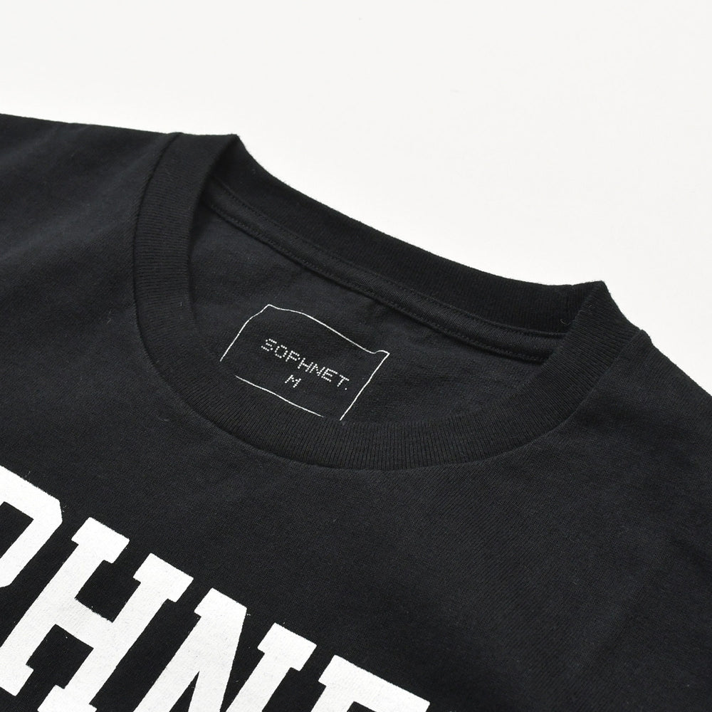 新品未使用 SOPHNET. ソフネット 半袖Tシャツ SOPH-180111 サイズM ナンバリング ペイズリー ブラック 中古 4b012625