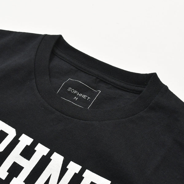 New and unused SOPHNET. Short sleeve T-shirt SOPH-180111 Size M Numbering Paisley Black Used 4b012625
