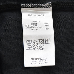 New and unused SOPHNET. Short sleeve T-shirt SOPH-180111 Size M Numbering Paisley Black Used 4b012625