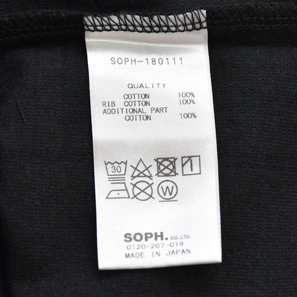 New and unused SOPHNET. Short sleeve T-shirt SOPH-180111 Size M Numbering Paisley Black Used 4b012625