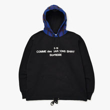 Load image into Gallery viewer, Supreme シュプリーム 15AW COMME des GARCONS SHIRT コムデギャルソンシャツ RN 101837 ブラック サイズS 4b012667