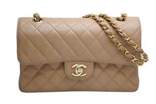 画像をギャラリービューアに読み込む, 極美品 CHANEL シャネル マトラッセ23 Wフラップ Wチェーンショルダーバッグ 6番台 ココマーク キャビアスキン ベージュ 中古 4b013074