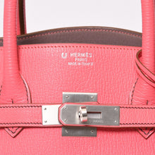 画像をギャラリービューアに読み込む, 新品同様 HERMES エルメス バーキン 35 スペシャルオーダー品 □R刻印 ローズリップスティック グリオレ マットパラジウム金具 シェブルミゾル 美品 中古 4b013944