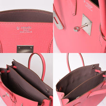 画像をギャラリービューアに読み込む, 新品同様 HERMES エルメス バーキン 35 スペシャルオーダー品 □R刻印 ローズリップスティック グリオレ マットパラジウム金具 シェブルミゾル 美品 中古 4b013944