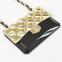 Load image into Gallery viewer, CHANEL シャネル マトラッセ ペンダント ネックレス カードケース PARIS 2022 ゴールド ブラック 美品 中古 4b011910