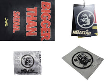 画像をギャラリービューアに読み込む, 新品未使用 HELLSTAR ヘルスター ビガー ザン サタン プリント 半袖Tシャツ トップス コットン ブラック サイズM 中古 4c076158