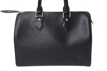 Load image into Gallery viewer, LOUIS VUITTON ルイヴィトン スピーディ30 ハンドバッグ M59032 エピレザー ブラック ゴールド金具 美品 中古 4c076406
