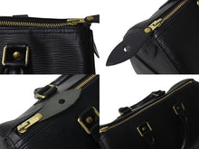 Load image into Gallery viewer, LOUIS VUITTON ルイヴィトン スピーディ30 ハンドバッグ M59032 エピレザー ブラック ゴールド金具 美品 中古 4c076406