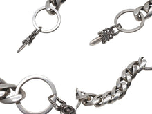画像をギャラリービューアに読み込む, CHROME HEARTS クロムハーツ CLP CHN CLASSIC-L ロングクラシックリンク ダガーキーチェーン 8LINK 84.0g シルバー925 美品 中古 4c076679