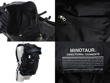 画像をギャラリービューアに読み込む, PORTER × MINOTAUR M.U.G GRAIN PC Back Pack Large ポーター リュック バックパック ブラック レザー 中古 4b000804