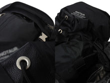 画像をギャラリービューアに読み込む, PORTER × MINOTAUR M.U.G GRAIN PC Back Pack Large ポーター リュック バックパック ブラック レザー 中古 4b000804