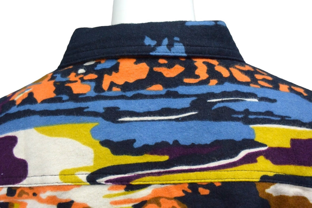 New and unused LRG Long sleeve shirt K192001 Size S Flannel All over pattern design Multicolor Used 4b000906