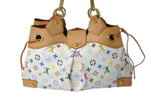 Load image into Gallery viewer, LOUISVUITTON ルイヴィトン モノグラム マルチカラー ウルスラ ブロン ハンドバッグ PVC ヌメ革 M40123 マルチカラー 美品 中古 4b000991